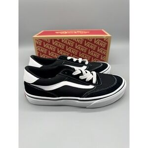 Vans Brooklyn LS Kids Comfort Shoes Size 4 Youth Toddler Suede Black NIB